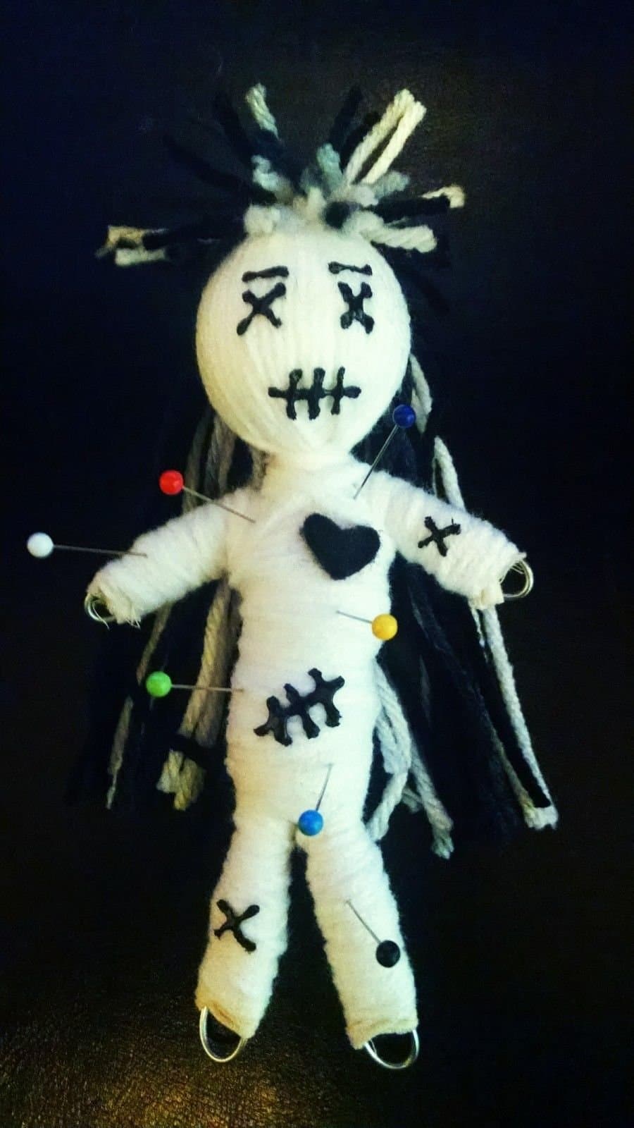 Karma Keepers' Authentic Black Heart Voodoo Doll