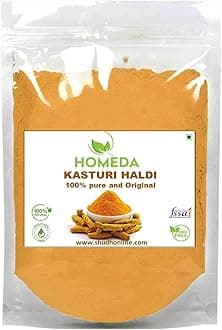 Kasturi Haldi Powder for Face Beauty (1.8 Kg / 1800 grams), Wild Turmeric Powder for Skin Whitening, Kasturi Manjal, Amba Haldi, Kasthuri Turmeric, Kachora, Pasupu