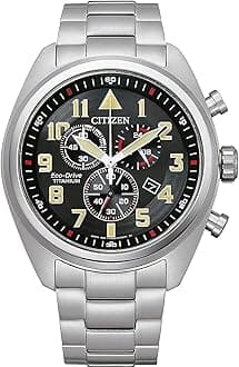 Mens Chronograph Eco-Drive Watch Titanium