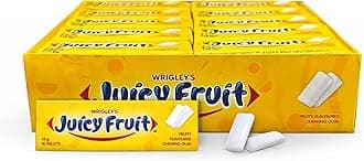 WRIGLEY'S JUICY FRUIT Chewing Gum Bulk Pack - 30 x 10 Pallets - 360g (Juicy Fruit Chewing Gum
