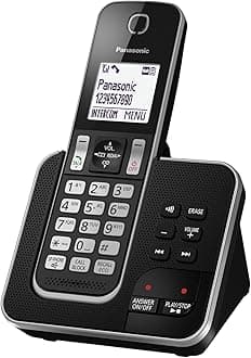 – Panasonic KX-TGD620 Cordless Phone with Answering Machine ( Hands Free Functionality )
