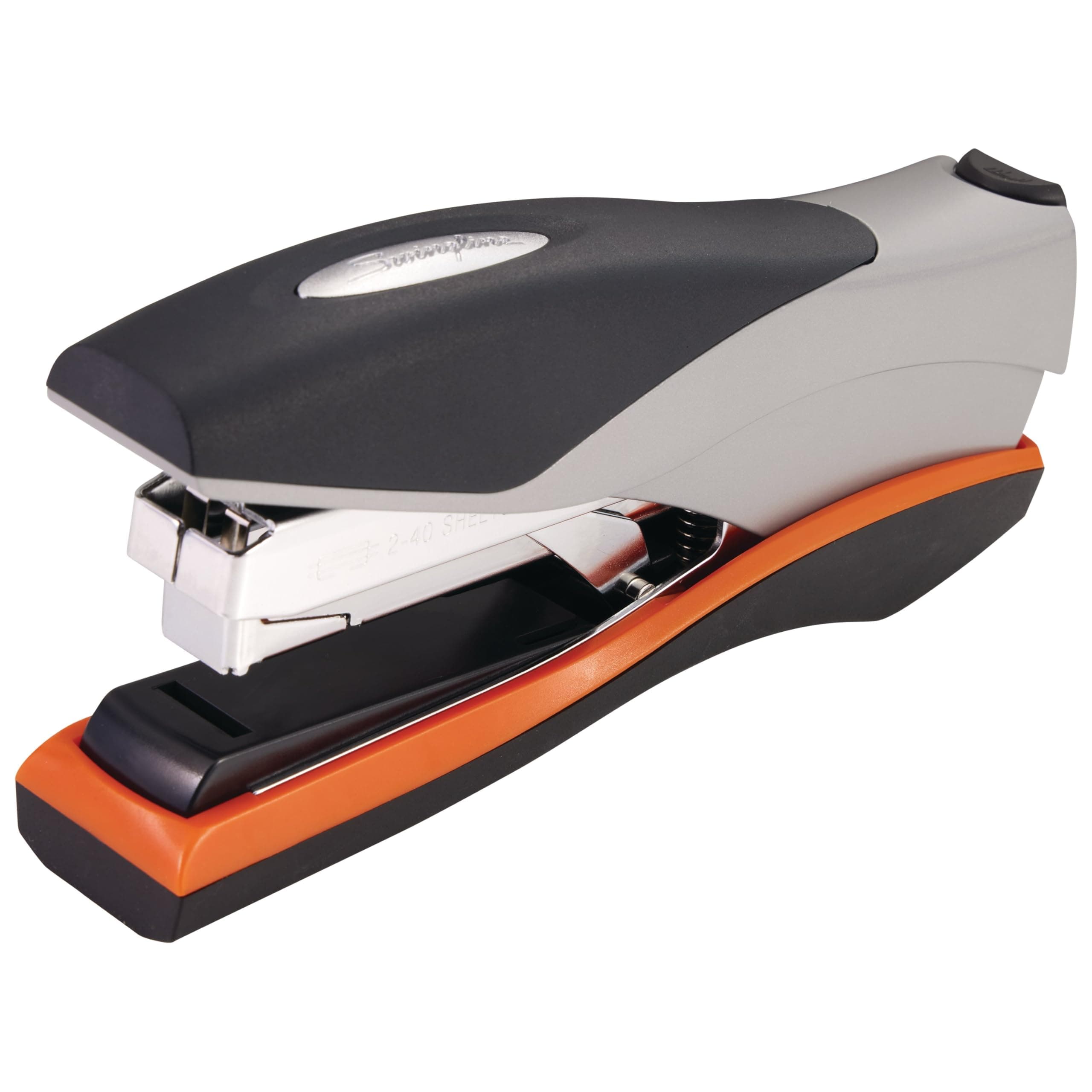 Swingline Optima 40 Stapler, Full Strip, 40 Sheet Capacity, Reduced Effort, Orange/Silver/Black, Full Size