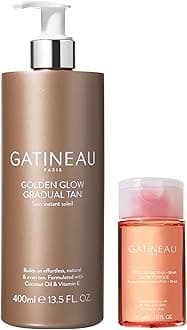 Golden Glow Gradual Tan (400ml) + Exfoliating PHA+BHA Glow Tonique (30ml), For Glowing Skin