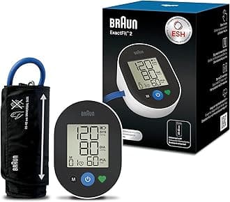 – Braun ExactFit™ 2 Upper arm Blood Pressure Monitor | Clinically Validated Accuracy | Colour-Coded Indicator| Universal Cuff | for Home Use | BUA4050