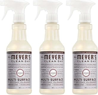 Mrs. MEYER'S Meyer s Clean Day Multi-Surface Everyday Cleaner, Lavender, 16 ounce bottle (Pack of 3)