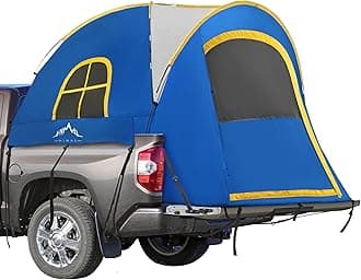 Pickup Truck Tent, Waterproof PU2000mm Double Layer for 5.5-6.5 FT Truck Bed, Portable Truck Bed Tent for Camping