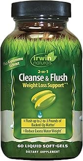 Irwin Naturals, 2 in 1 Kidney & Liver Super Cleanse, 60 Liquid Soft-Gels