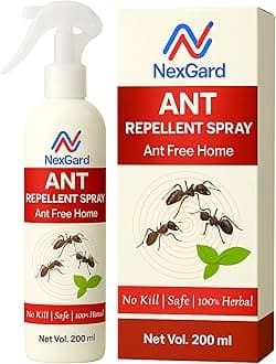 NexGard Herbal Ant Repellent Spray – 200ml | 100% Herbal and Natural Pest Control with Plant-Based Oils | Safe for Kids, Pets, and Plants | Non-Toxic | Repels Without Killing