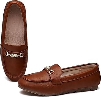 - Loafers for Women Comfortable Slip On Flats with Memory Foam Insole for Daily Wearing