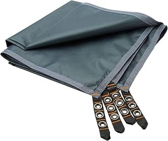 Bessport Waterproof Tent Tarp 210D Camping Tent Tarp for Oxford Cloth Tent Underlay with Carry Bag 3 Person Tent Hiking Camping Picnic Travel