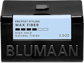 BLUMAAN Wax Fiber For Men - Adds Volume & Controls Hair All Day Hold - Natural Finish For All Hair Types - Original Styling Meraki