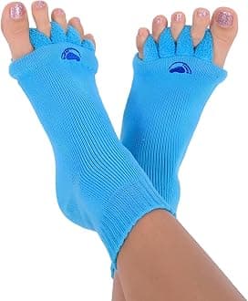Foot Alignment Socks with Toe Separators – Holiday Socks for Women & Men - Cozy Christmas Gift Idea