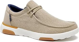 OrthoComfoot Men's Orthopedic Slip-On Loafers Walking Shoes: Comfortable Arch Support Shoes for Plantar Fasciitis Relief, Flat Feet Casual Work Orthotic Loafers for Foot and Heel Pain