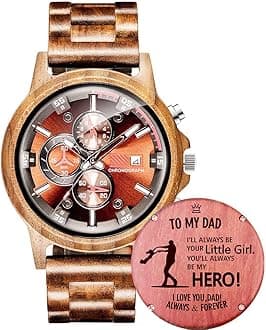 Customized Engraved Wooden Watch