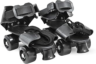 Roller Skates For Kids Age Group 5-15 Years Adjustable Inline Skating Shoes,Black