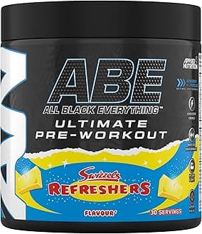 Applied Nutrition ABE Pre Workout - Energy & Physical Performance with Citrulline, Creatine, Beta Alanine (375g - 30 Servings) (Swizzels Refreshers Lemon)