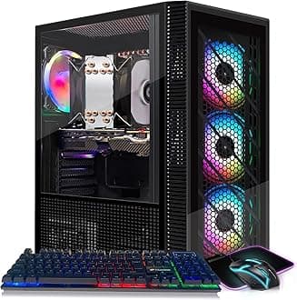 STGAubron Gaming PC Computer Desktop, Radeon RX 590 8GB, Intel i7 Xeon E5 up ...
