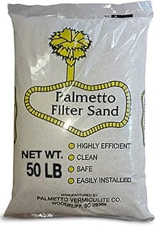 Palmetto Poolfilter-50 Superior Pool Sand Filter – 20# Grade – Formula, One size, 50Lb-A