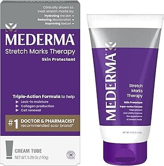 Stretch Marks Therapy Help Prevent and treat Stretch Marks 1 Doctor & Pharmacist Recommended Brand of Scar Treatment 5.29 oz 150g, Ivory, 150g - New Label