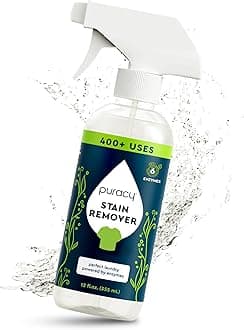 Stain Remover - Cleaning Spray, Clothes Stain Remover for Clothes, Laundry Stain Remover Spray for Clothes, Travel Stain Remover, Oil Stain Remover - Natural Spot Cleaner - Free&Clear 12oz
