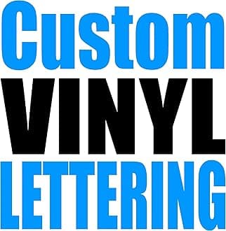 Custom Vinyl Lettering (3.2 inch Tall)
