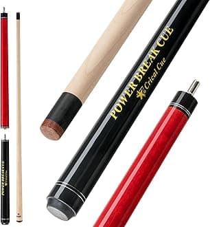 CRICAL Break Jump Pool Cue 3 Piece Jump/Break Cue Stick 13.5mm Tip Canadian Maple Shaft Billiard Sticks