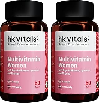 Multivitamin For Women (120 Tablets) | With Zinc, Vitamin C, Vitamin D, Multiminerals & Ginseng Extract