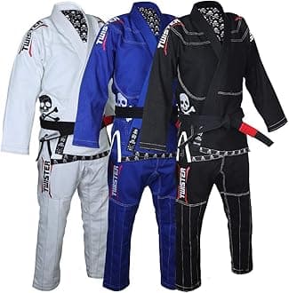 Twister Progress BJJ Gi | Preshrunk Pearl Weave 475g | Brazilian Jiu Jitsu Uniform FREE White Belt