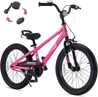 EZ Kids Bike 12 14 16 18 20 Inch Balance Pedal 2-in-1 Training Bicycle Boys Girls Ages 3 to 12 Years Easy Learn for Beginners