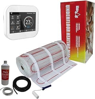 Electric Underfloor Heating kit 150w - 3.5m2 - White Smart WiFi Thermostat