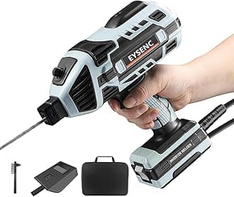 Welding Machine, Portable ARC Welder Machine Gun, IGBT Standing Handheld Welding Machine for 3/32"-1/8" Stick Welder,110V Welder 6 variable current adjustment（Grey）