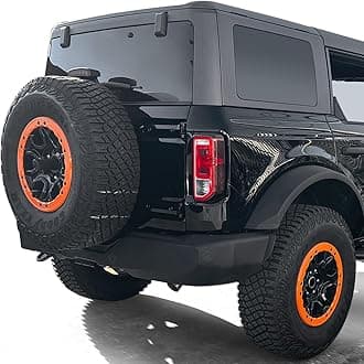 5X Bead Lock Wheel Trim Rings Kit Fit for 2021-2026 Ford Bronco Sasquatch Performance Orange