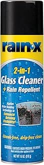 5080233 2-In-1 Glass Cleaner Plus Rain Repellent, 18 Ounce , BLUE