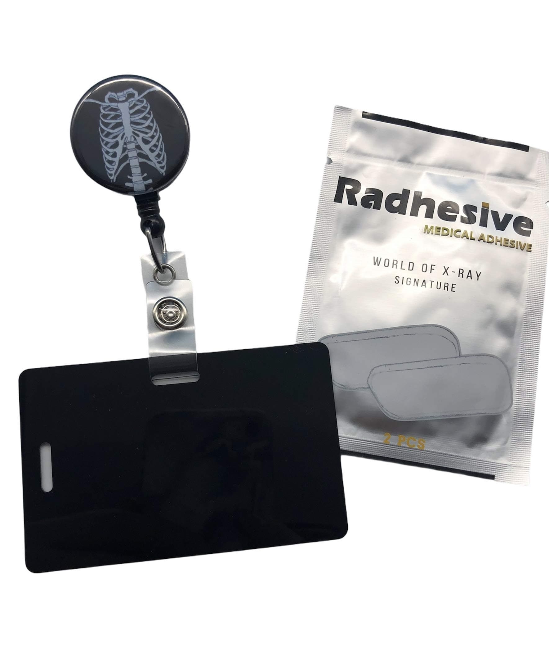 - Xray Tech Bundle, Radhesive, Retractable Badge Reel, Marker Holder, Skeleton, Torso, Chest