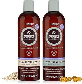 Sensitive Care Shampoo + Conditioner Set | Fragrance-Free, Paraben-Free, Sulfate-Free, Gluten-Free, Vegan, Cruelty-Free, Color Safe | 12oz each