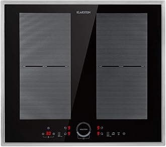 Delicatessa Prime Induction Hob, 60 cm, Built-In Self-Sufficient, 4 Zones: 7000 W, Stainless Steel Frame, 9 Levels, Booster, Flex Zones, Residual Heat Indicator, Stop & Go, Pan Recognition,