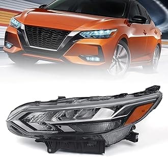 Huray LED Headlight Assembly Fit for Nissan Sentra S/SV 2020 2021 2022 LH Headlamp OE Style Replacement for NI2502277 Left Driver Side