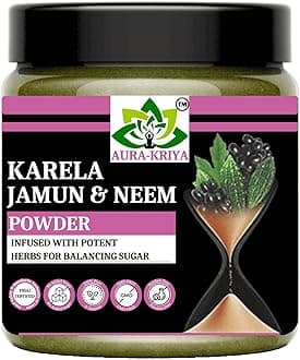 Pure Neem Karela Jamun Powder for Sugar Management (100 gm, Pack of 1)