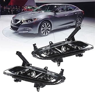 Silscvtt 2Pcs Fog Lights Assembly Replacement for Maxima 2016-2019 Driver & Passenger Side