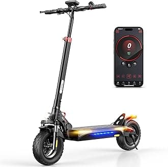 iScooter iX3/iX4 Electric Scooter, 10" Off Road Tires, 800W Motor E-Scooter Up to 25/28 Miles Range,Top Speed 25/28 MPH, Adjustable Handlebar Height,Folding Commuting Electric Scooter for Adults