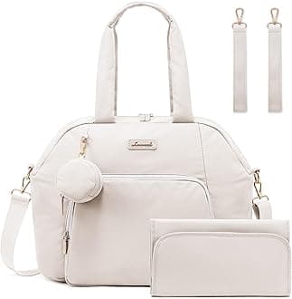 LOVEVOOK Diaper Bag Tote with Pacifier Case and Changing Pad