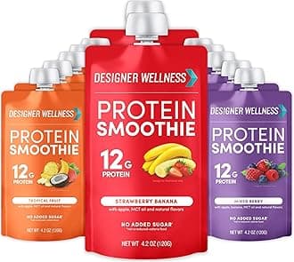 Protein Smoothies with Real Fruit & 12g Protein