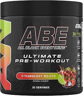 ABE Powder Pre Workout Food Supplement (375g - 30 Servings) (Strawberry Mojito)