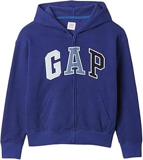 GAP Boy's Logo Hoodie Hooded Full Zip Sweatshirt