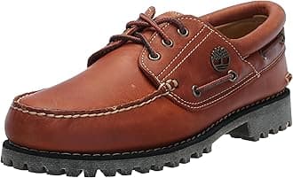 Timberland Men's Authentic 3-Eye Lug Handsewn Boat Shoes