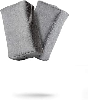 Suede Applicator (2 Pack) Car Detailing Sponge Applicator, Use with Ceramic Coating, Ceramic Spray Coating, Graphene Coatings On Car Paint, Metal, Plastic Trim, Rubber & Glass