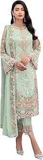 Indian/Pakistani Ethnic party wear Pant Style salwar kameez suit ready to wear for Women with dupatta-9117