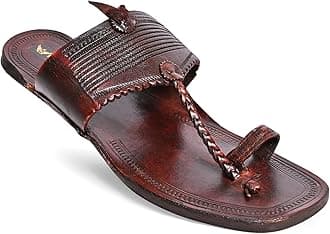 Kolhapuri Chappal for Men | Leather Slippers | Kolapuri Chapal - CS-AB-Parent A13
