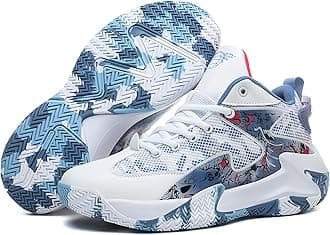 Men's Basketball Shoes Non-Slip Breathable Outdoor Shoes Fashion Graffiti Training Shoes