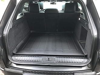 Cargo Liner - Trunk Mat for Land Rover Range Rover Sport 2014-2022 – Weather-Resistant Trunk Mats for Cars with Raised Lip – Non-Slip Car Trunk Mat Rubber – Laser Pre-Cut Design
